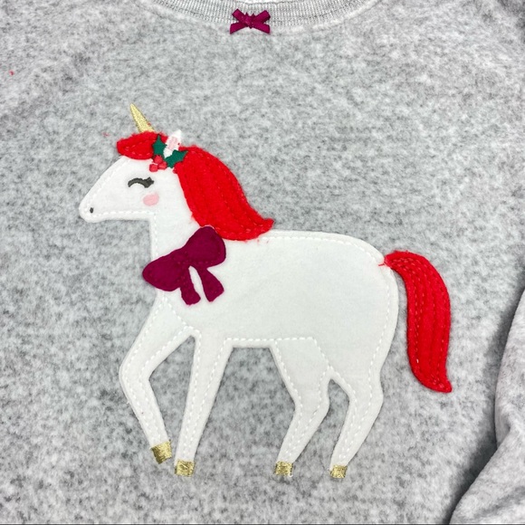 Carter’s Toddler Girls Unicorn Fleece Pajamas NWT - Picture 4 of 9